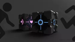Portal companion cube