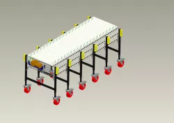 powered flexible roller conveyor