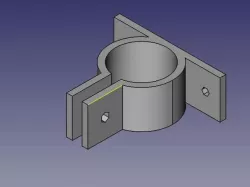 PVC Pipe Clamp - Parametric