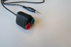Safety socket to 3.5mm stereo jack