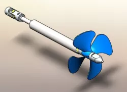 Screw Propeller 50mm with shaft 130 mm