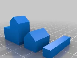 Settlers of Catan replacement pieces, parametric