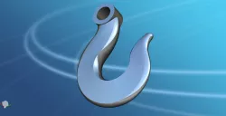 Simple crane hook