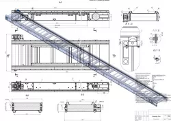 Sorting conveyor (belt), 20 meters