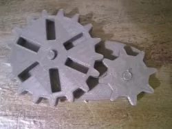 Steampunk Moving Gears USB Holder