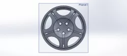 Two rim wheels