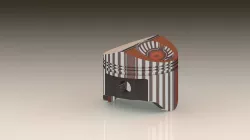 Wedge Piston head