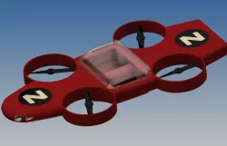 Zyklocopter - Quadcopter Scale Model 1/7