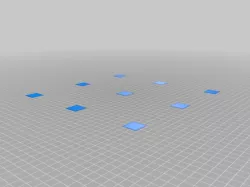 9 point Bed Leveling squares
