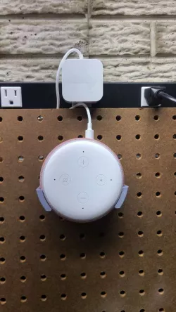 Amazon Echo Dot Gen 3 Pegboard mount