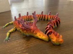 Articulated Light Dragon from The legend of zelda Tears of the Kingdom - Print In Place