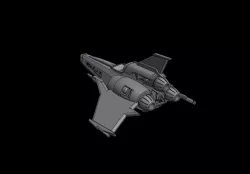 Battlestar viper mk3 (blood and chrome)