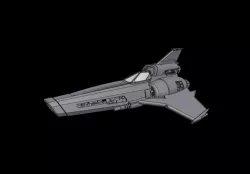 Battlestar viper mk3 (blood and chrome)