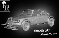 Bitume/Gaslands Citroën DS 23 "Paulette" post-apocalyptic