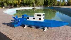 "Burlak" r/c paddle wheel boat