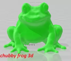 chubby frog 3d