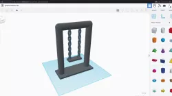 Desktop swingset