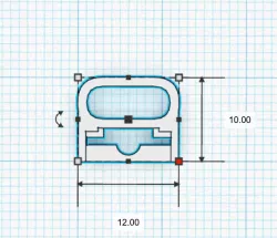 Diffuser for 10 mm wide : ws2812