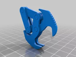 Folding Gravity Grappling Hook Keyring