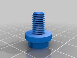 M6 16mm x 10mm machine screw (reverse thread)