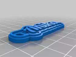 My Customized Multiline Tag or Keychain