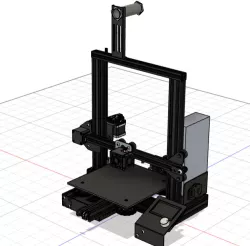 Original Ender 3 3d model with all parts