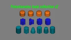 Potentiometer knob collection v2