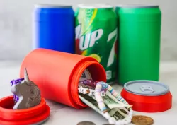 Secret Stash Soda Can with Hide Away Compartment