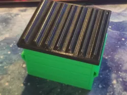 Trash Can Deck Box for MTG & Yu-Gi-Oh