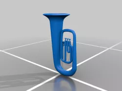 Tuba 3D model