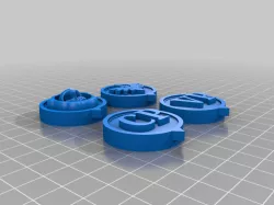Wound dial 40K faces - Dark Angels, Purity Seal, VP & CP