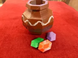 Zelda breakable pot -- no supports and less magnets needed