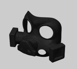 3D Printable Gas Mask Cosplay 