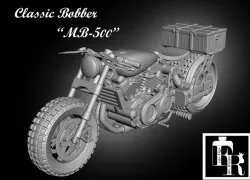 Bitume/Gaslands Classic bobber MB-500 post-apocalyptic