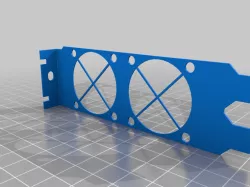 Bracket PCI 2x40mm fan