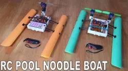 BRUSHED POOL NOODLE BOAT