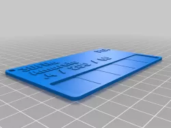 Cartão Amarelo 3dFila