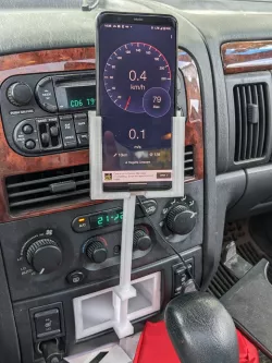 Cell Phone mount using the cubby on a 1999 - 2004 Jeep Grand Cherokee (WJ)