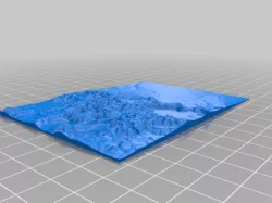 Colorado 3D Map Topography
