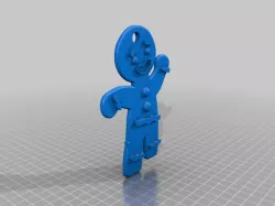 ginger bread man shrek keychain