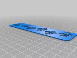 Japanese family crest bookmark