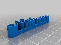 My Customized 3D name plate