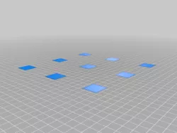 My Customized Bed Leveling Calibration Test Object 0.12mm(Parametric)