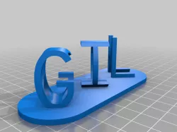 My Customized Dual Letter Blocks Illusion Customizer