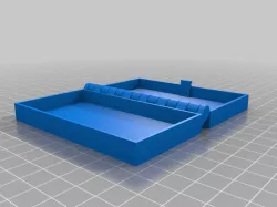 My Customized Hinged Box With Latch, Somewhat Parametric and Printable In One Piece