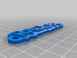 My Customized Multiline Tag or Keychain