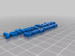 My Customized Nameplate