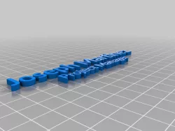 My Customized Nameplate