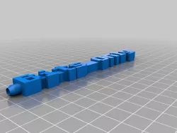 My Customized Retro Font Word Pen
