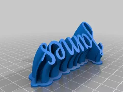 My Customized Sweeping name plate